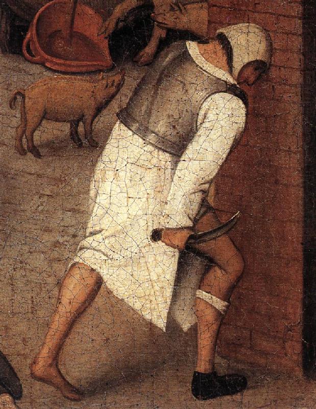 Proverbs (detail) ftqq, BRUEGHEL, Pieter the Younger